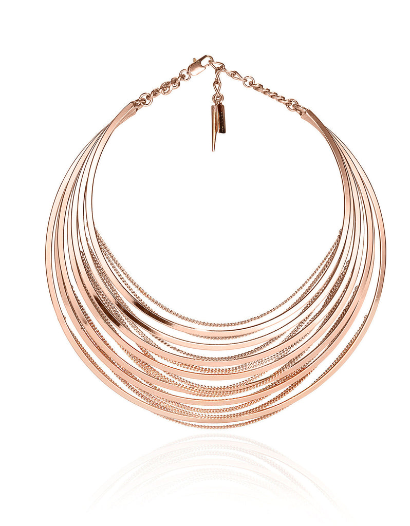 Jenny Bird Illa Collar in Rose Gold - SWANK - Jewelry - 1