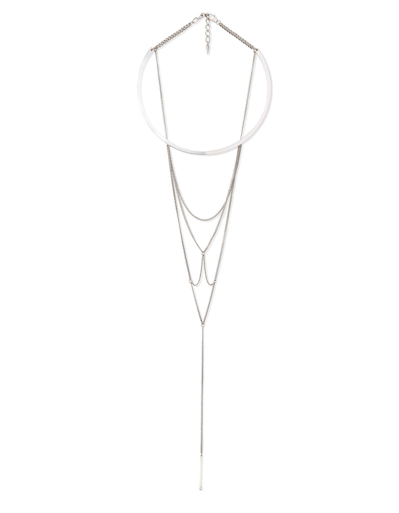 Jenny Bird Neith Necklace in Silver - SWANK - Jewelry - 1