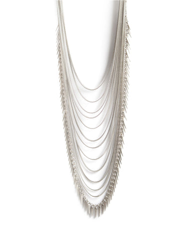 Jenny Bird Palm Meris Necklace in Silver
