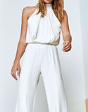 Alexis Sang Jumpsuit in Off White - SWANK - Jumpsuits - 2