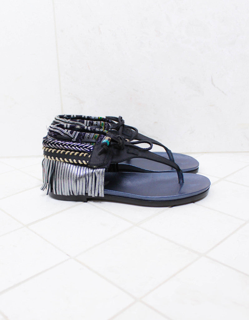 INDIE BOHO SANDALS - BLACK - SWANK - Shoes - 1