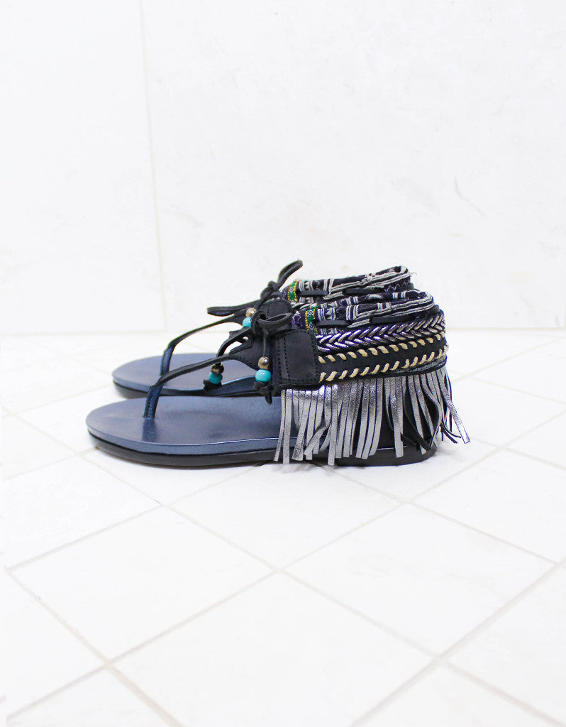 INDIE BOHO SANDALS - BLACK - SWANK - Shoes - 5