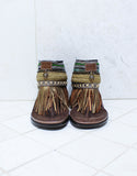 Custom Made Boho Sandals in Brown | SIZE 40 - SWANK - Shoes - 3
