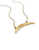 Jenny Bird Crescent Moon Necklace in Gold - SWANK - Jewelry - 2