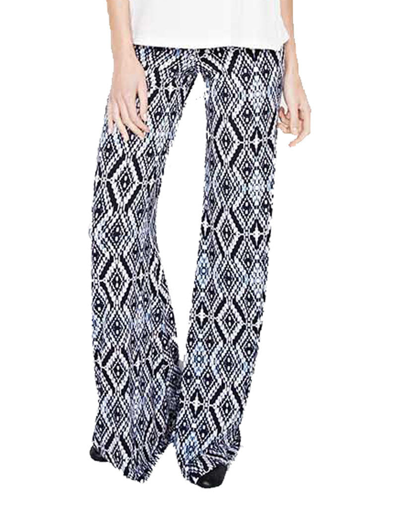 Michael Lauren Derby Wide Leg Pant in Faded Navy - SWANK - Pants - 4