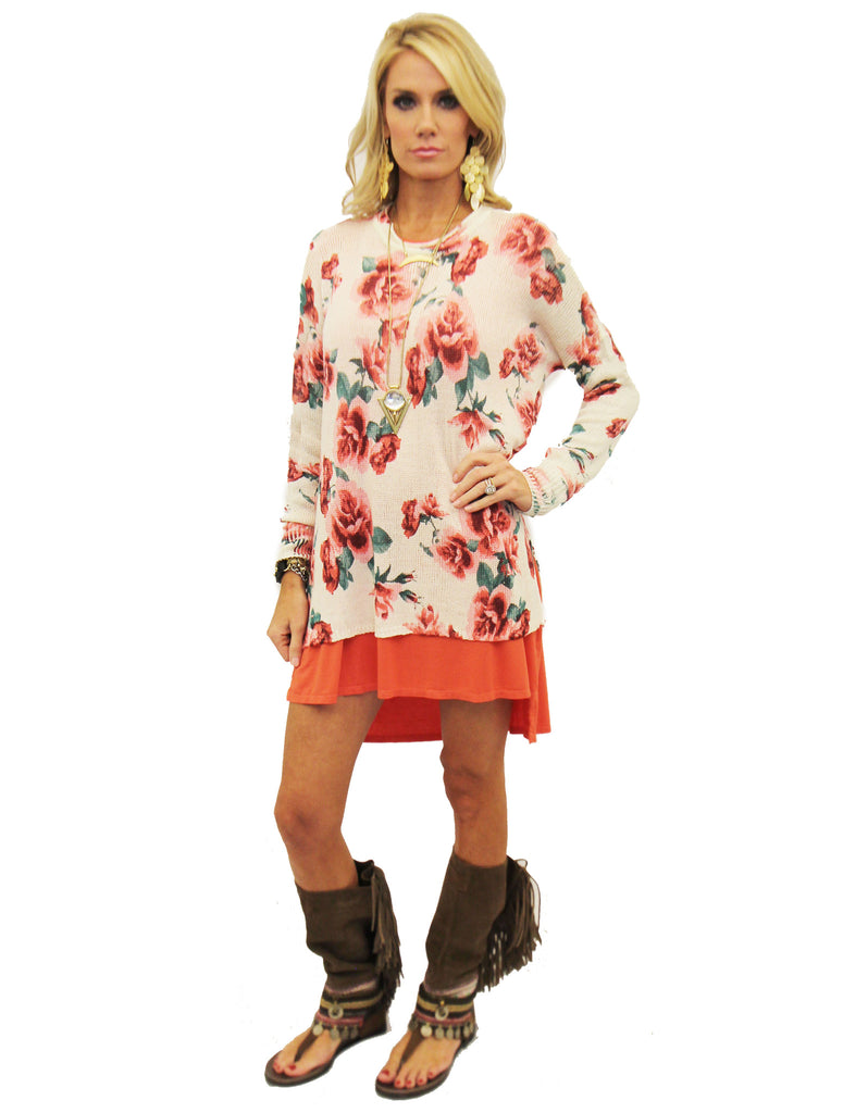 Show Me Your Mumu Bonfire Sweater in Romuntic Rose - SWANK - Tops - 2