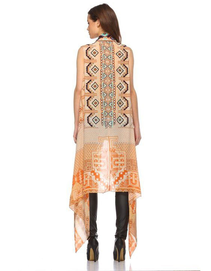 Rococo Sand Mexico Sand Embroidered Cape - SWANK - Jacket - 2