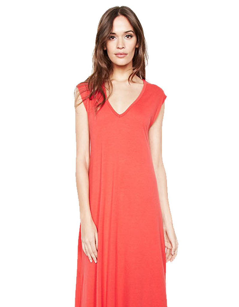 Michael Lauren Henderson Maxi Dress in Gypsy Red - SWANK - Dresses - 2