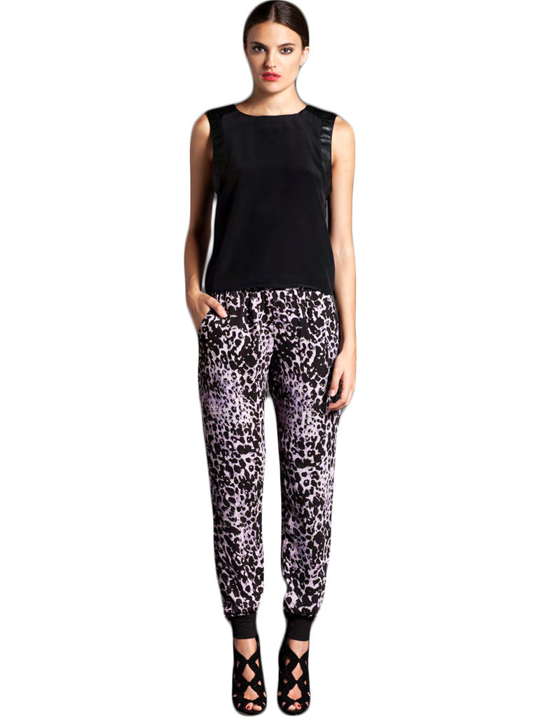 Karina Grimaldi Ivy Print Pants in Montana - SWANK - Pants