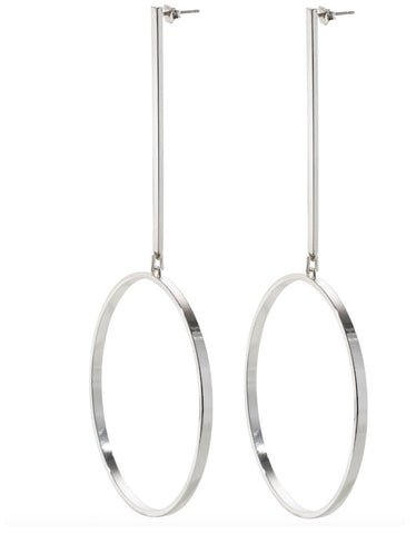 Tonal Tassel Earrings in Grey