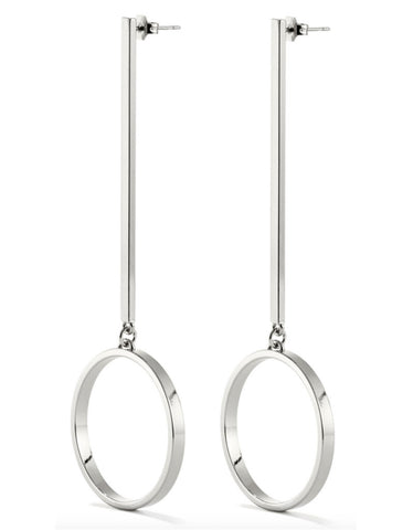 Silver Luxury Chandelier Earrings