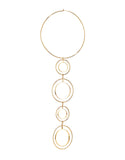 Jenny Bird Boomerang Collar in High Polish Gold - SWANK - Jewelry - 1