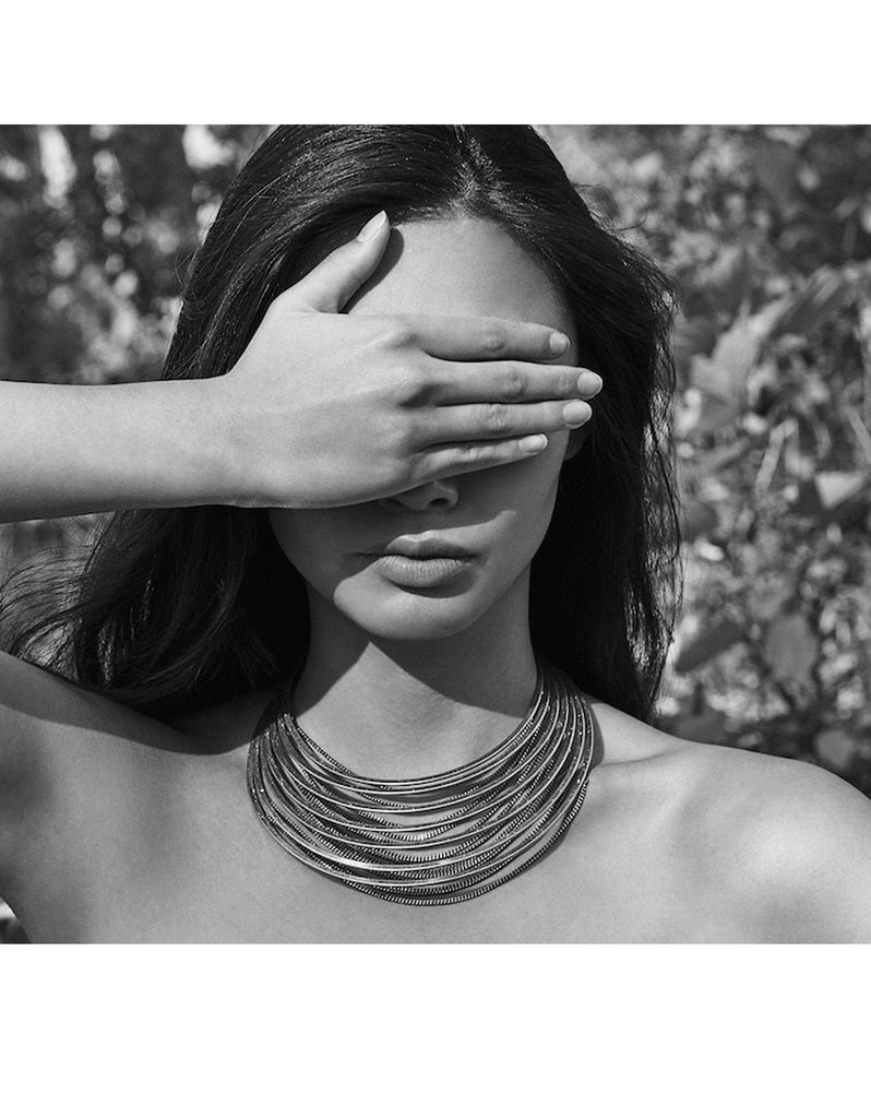 Jenny Bird Illa Collar in Silver - SWANK - Jewelry - 2