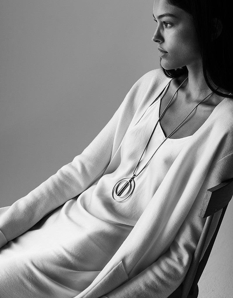 Jenny Bird Lennox Pendant in Gold/White - SWANK - Jewelry - 2