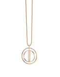 Jenny Bird Lennox Pendant in Gold/White - SWANK - Jewelry - 1