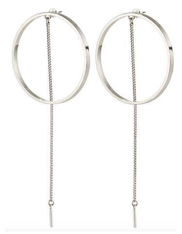 Tonal Tassel Earrings in Fuchsia