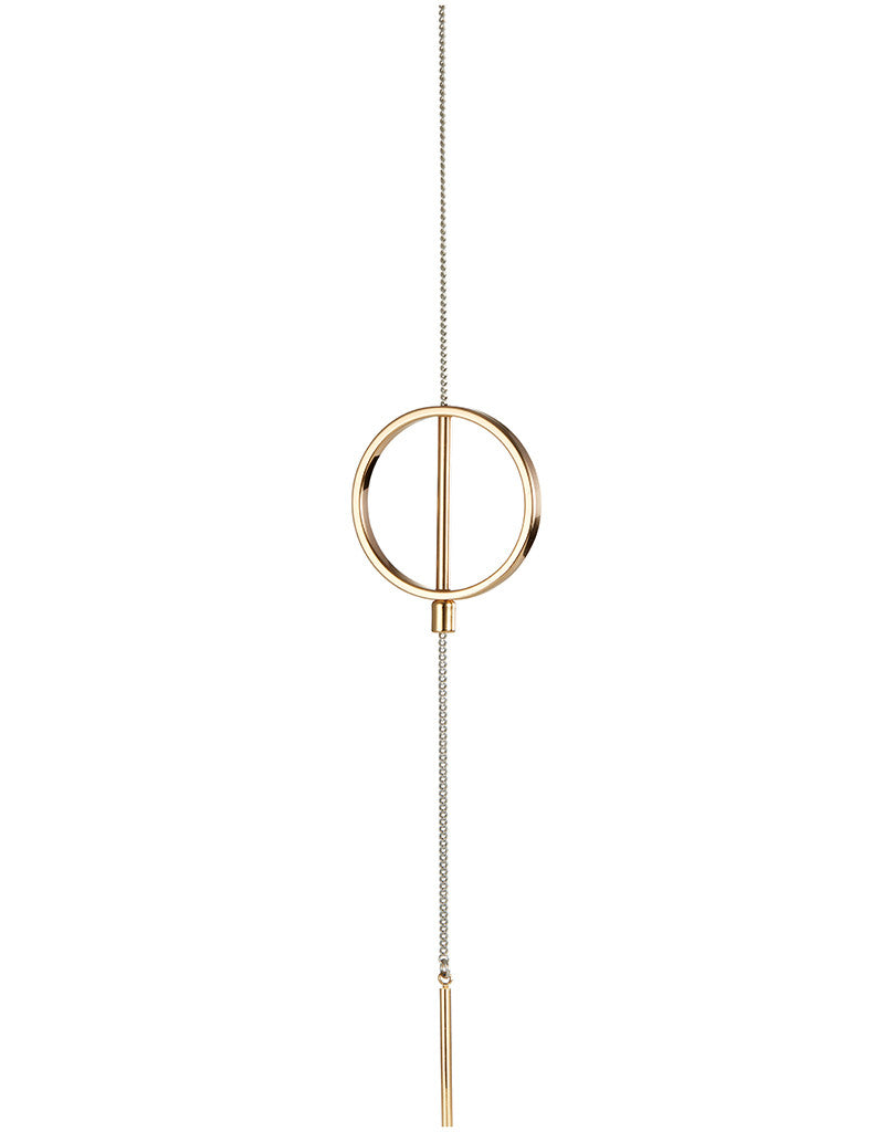 Jenny Bird Rhine Lariat Necklace in Gold/Silver - SWANK - Jewelry - 1