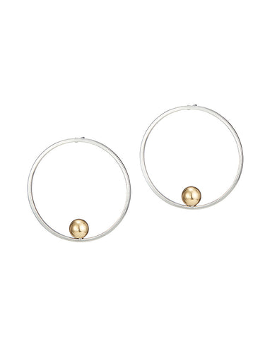 Small Disc Chandelier Earrings