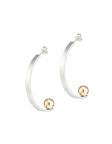 Jenny Bird Zenith Earrings in Gold