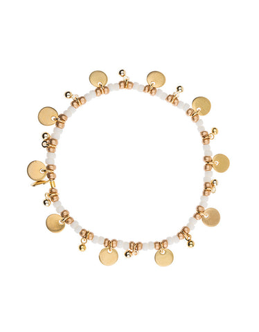 Shashi Laila Gemstone Bracelet in Rose Gold