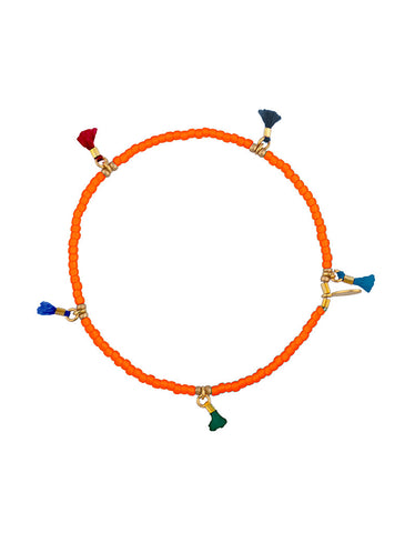 Shashi Lilu Ball Disc Stretch Bracelet in Turquoise