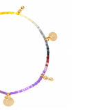 Shashi Ombre Lilu Bracelet in Purple/Yellow