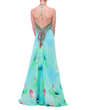 Shahida Parides Lotus 3-Way Style Dress in Aqua - SWANK - Dresses - 4