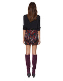 Mara Hoffman Knit Mini Skirt in Burgundy - SWANK - Skirts - 2
