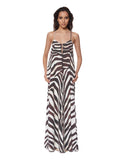 Mara Hoffman Zebra Maxi Dress - SWANK - Dresses - 1