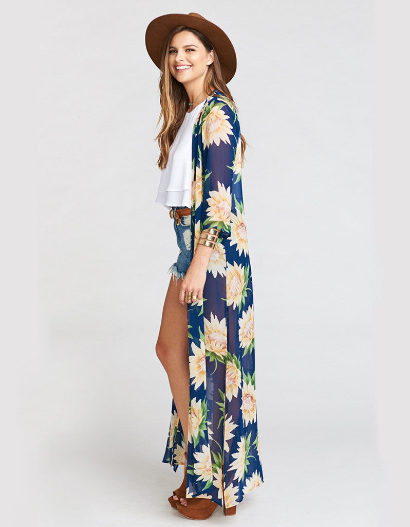 Show Me Your Mumu Karmyn Cape in Sunflower Dreams