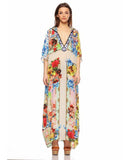 Rococo Sand Romantic Florals Long Dress - SWANK - Dresses - 1