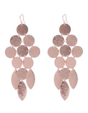 Chandelier Earrings in Rose Gold - SWANK - Jewelry - 1