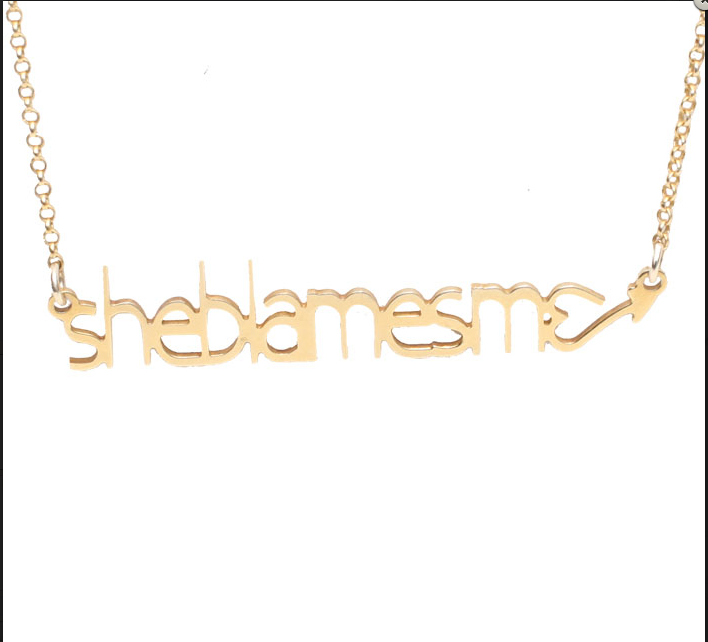 "She Blames Me" Necklace - SWANK - 3