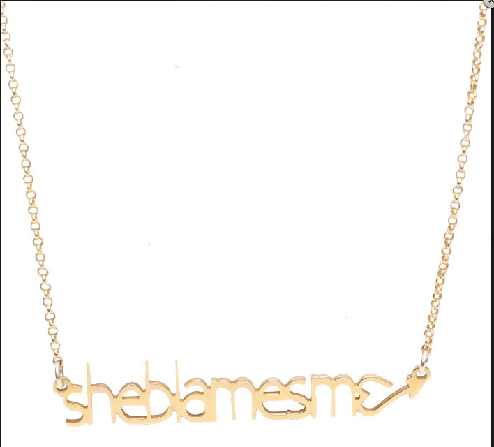 "She Blames Me" Necklace - SWANK - 5