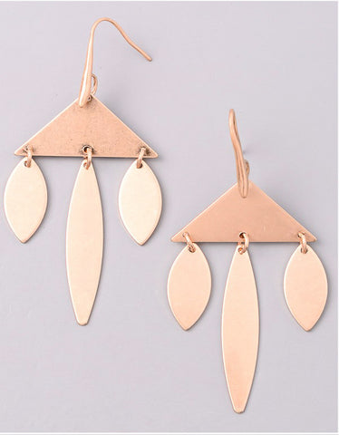 Tonal Tassel Earrings in Fuchsia