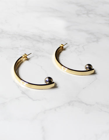 Jenny Bird Vela Earrings in Gold/Silver