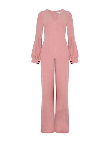 Alexis Isadore Jumpsuit in Ash Pink