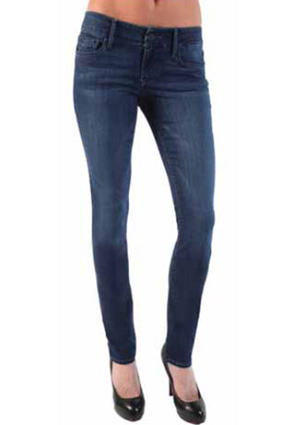 Black Orchid Motorcycle Jegging in Russian Navy