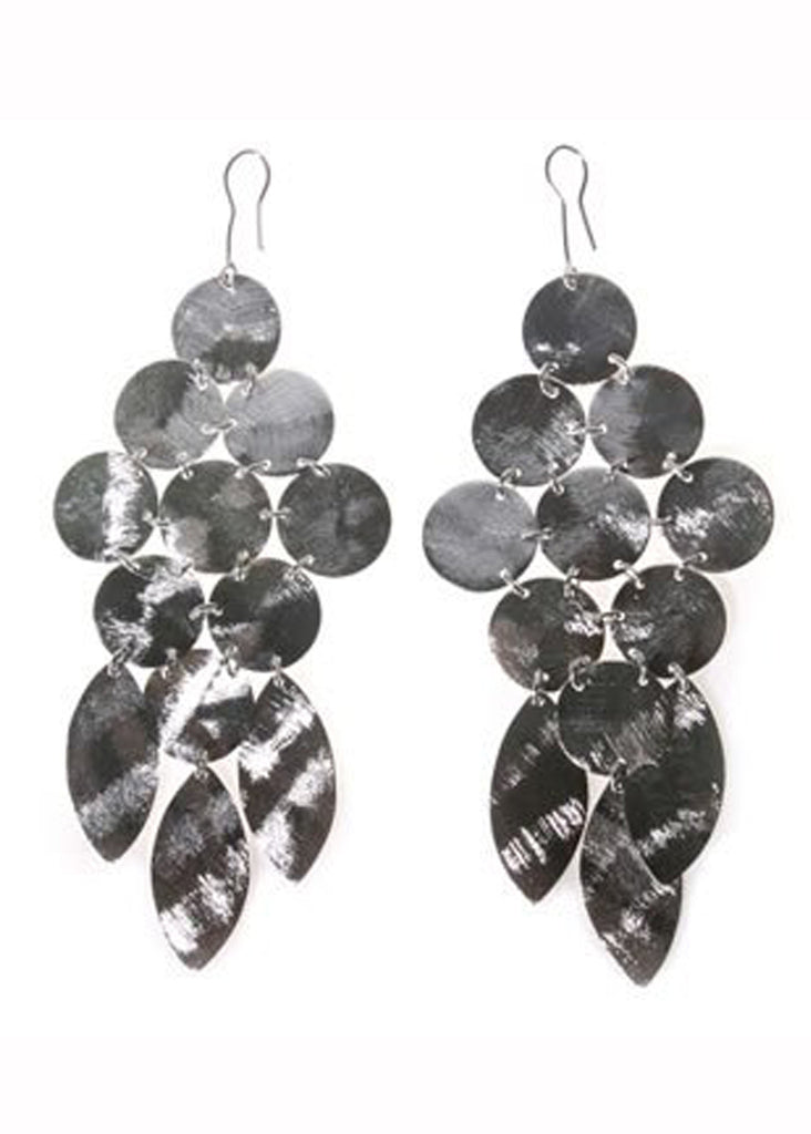 Chandelier Earrings in Silver - SWANK - Jewelry - 2