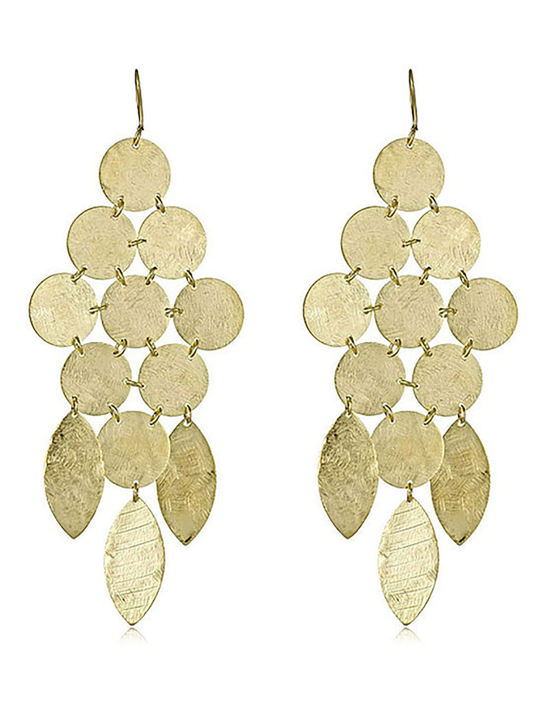 Marcia Moran Chandelier Earring- Gold - SWANK - Jewelry - 1