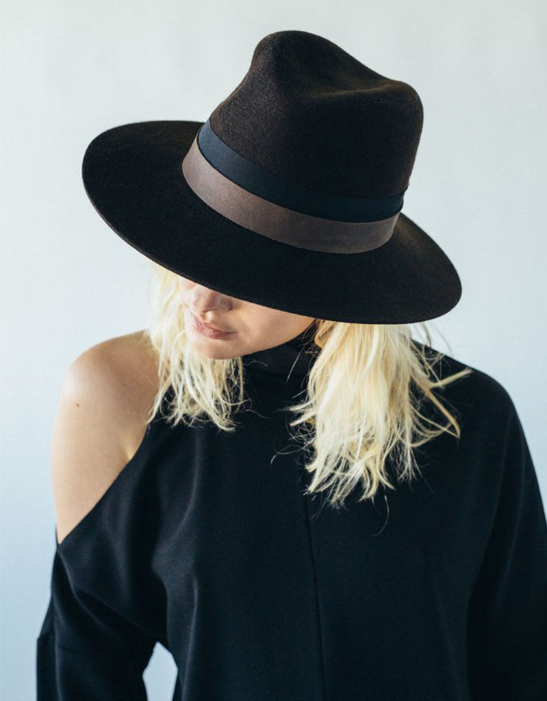 Janessa Leone Karin Beaver Hat