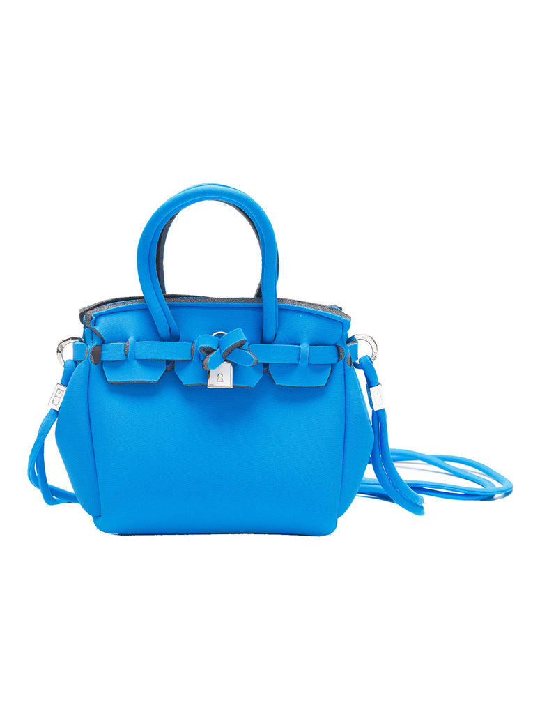 Save My Bag Lycra Mini Icon Handbag in New Blue China - SWANK - Handbags