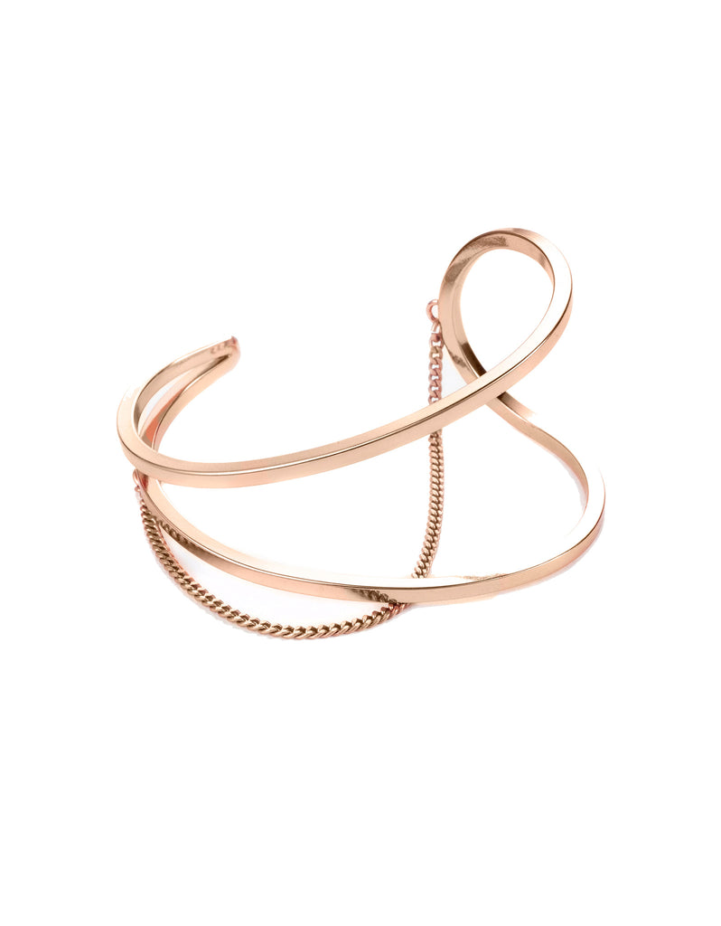 Jenny Bird River Cuff in Rose Gold - SWANK - Jewelry - 1