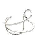 Jenny Bird River Cuff in High Polish Silver - SWANK - Jewelry - 1