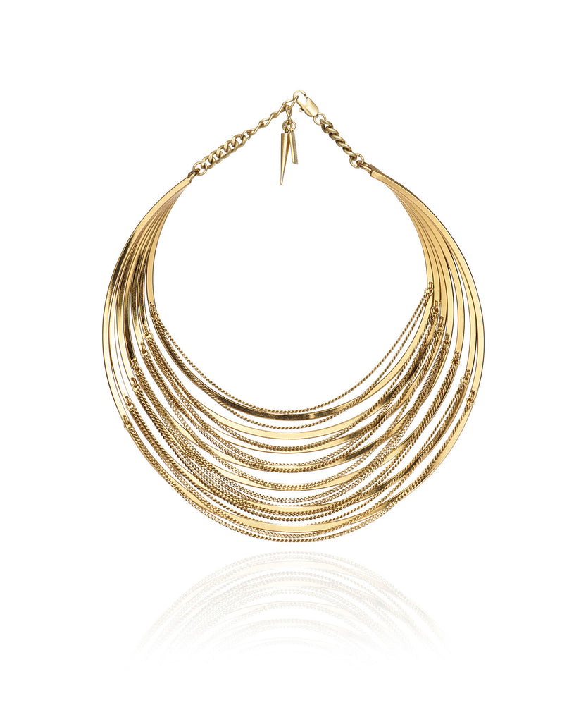 Jenny Bird Illa Collar in High Polish Gold - SWANK - Jewelry - 2