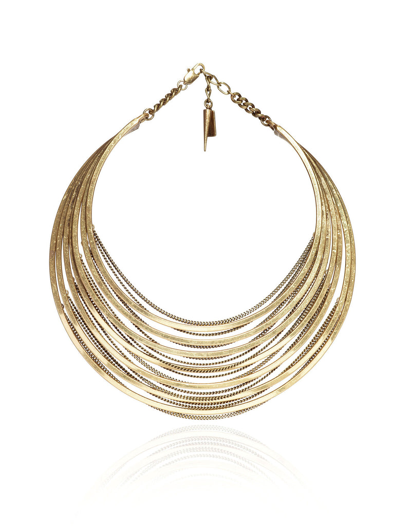 Jenny Bird Illa Collar in Gold - SWANK - Jewelry - 1