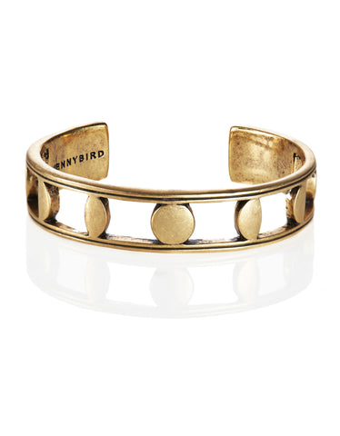 Jenny Bird Moonsong Cuff in Antique Gold