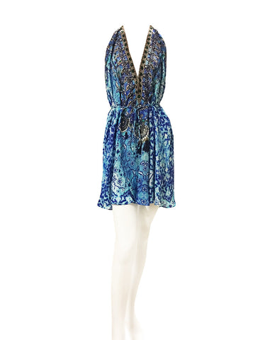 Shahida Parides Lotus 3-Way Style Dress in Azure