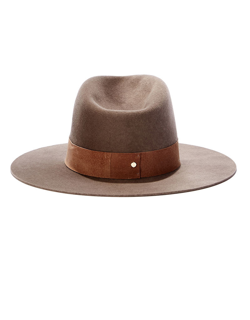 Janessa Leone Alara Dark Sand Hat - SWANK - Hats - 2