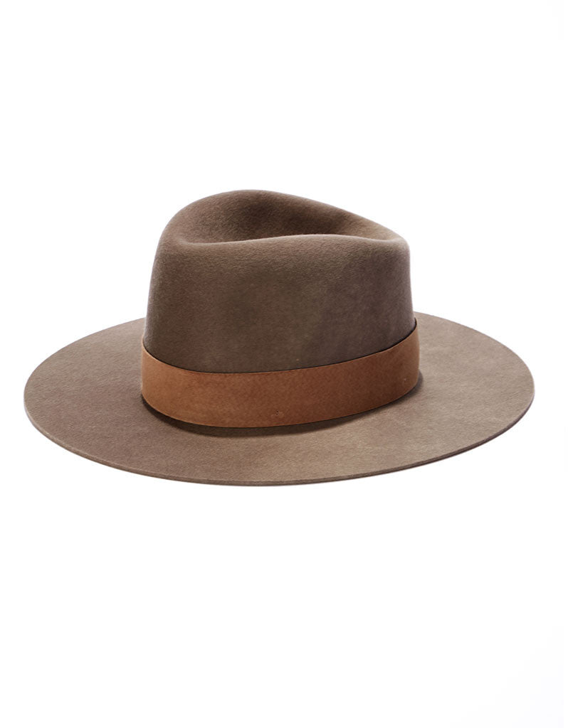 Janessa Leone Alara Dark Sand Hat - SWANK - Hats - 3
